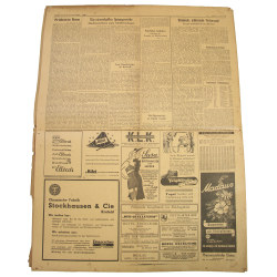 Journal allemand, Deutsche Zeitung in den Niederlanden, 6 juin 1944, "Invasionsbeginn an der nordfranzösischen Küste"
