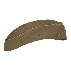 Cap, Garrison, Cotton, Khaki, WAC, Size 22 ½