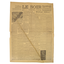 Journal belge, Le Soir, 9 novembre 1943, "Faux Soir", Front de l'indépendance