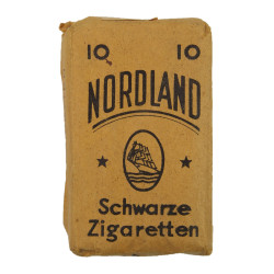 Paquet de cigarettes allemandes, NORDLAND, Armée française, plein