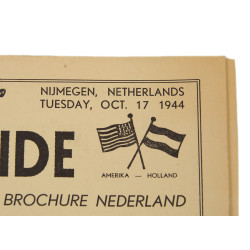 Brochure, The „All American“  Paraglide, Nimègue, 17 octobre 1944