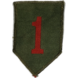 Insigne, 1st Infantry Division, fabrication locale