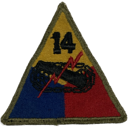 Patch, 14th Armored Division, Franco-Italian Border, Vosges, Alsace, Ardennes
