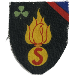Insigne, 4e Brigade d'Irlande Belge "Steenstraet"