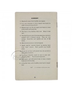 Pamphlet, Sexe hygieneand venereal diseases, 1940