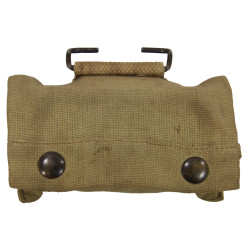 Pouch, First-Aid, M-1910, JQMD, 1942, with First-Aid Packet, Identified