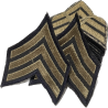 Grades en tissu de Sergeant
