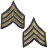 Grades en tissu de Sergeant