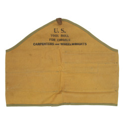 Case, Canvas, Tool Roll for Chisels, Carpenters and Wheelwrights, 1942