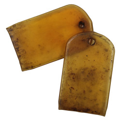 Dog Tags avec silencieux, Sgt. Leo Alt, Aerial Gunner, USAAF, israélite