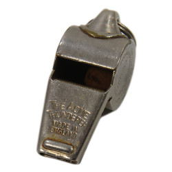 Whistle, Chrome-Plated Brass, THE ACME THUNDERER, GEMSCO