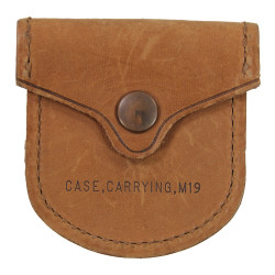 Pouch, Leather, M2 Compass, Leather, M19, US Army
