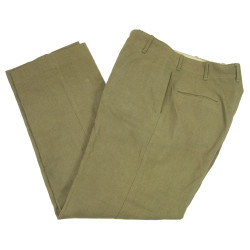 Trousers, Serge, Wool, OD, Special, 31 x 33