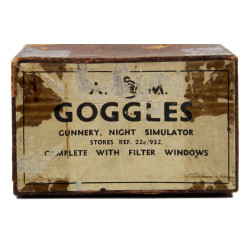 Goggles, Gunnery, Night Simulator, Royal Air Force, 1944