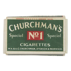 Paquet de cigarettes, CHURCHMAN'S No. 1