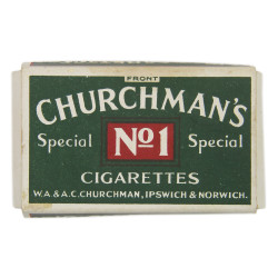 Paquet de cigarettes, CHURCHMAN'S No. 1