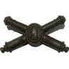Insigne de col officier US Coast Artillery, WWI