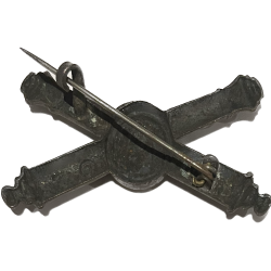 Insigne de col officier US Coast Artillery, WWI