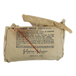 Pansement australien, First Field Dressing, JOHNSON & JOHNSON Pty. Ltd., Sydney, août 1942