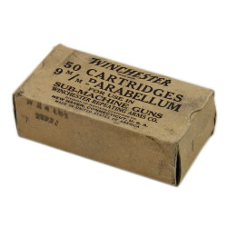 Box, Ammunition, 9mm, WINCHESTER, UD M42