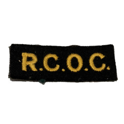 Shoulder Title, Royal Canadian Ordnance Corps