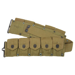 Belt, Cartridge, M1 Rifle, BURLINGTON MILLS INC. 1942
