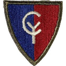 Insigne, 38th Infantry Division, dos vert 1943