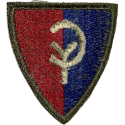 Insigne, 38th Infantry Division, dos vert 1943