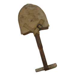 T-Shovel, M-1910, Shortened + Cover, British Made, 1943
