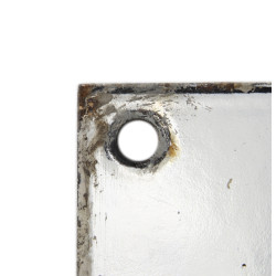 Plate, Enamel, QUARTERMASTER AUTHORIZED GASOLINE STATION