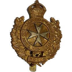 Cap Badge, The King's Own Malta Regiment of Militia
