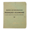 Handbook, Conversation, French-German, 1940
