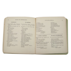 Handbook, Conversation, French-German, 1940