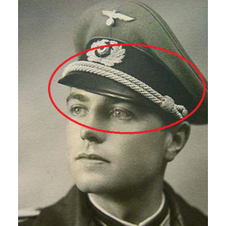 Jugulaire de casquette, Schirmmütze, officier, Wehrmacht