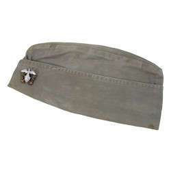 Cap, Garrison, Officer, US Navy, Gray, Lieutenant, Size 7