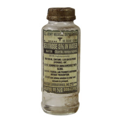 Bottle, Dextrose, Perfusion, US Army Medical Department, BAXTER LABORATORIES, Inc., 1943, 250ml