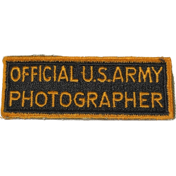 Patch, Official US Army Photographer