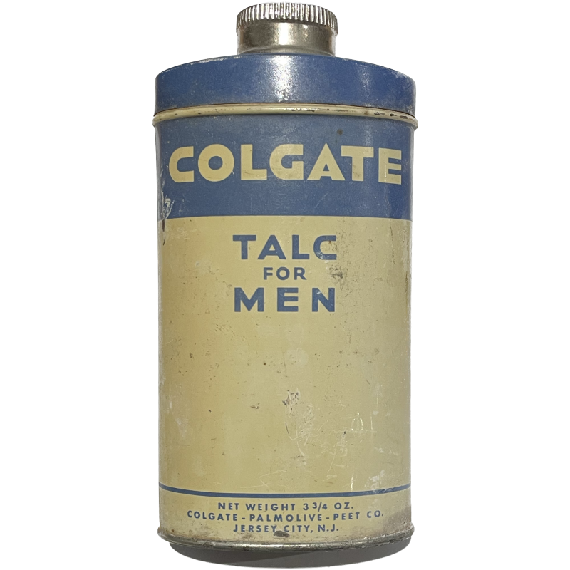 Box, After Shaving Talc, Colgate, 3 3/4 oz.