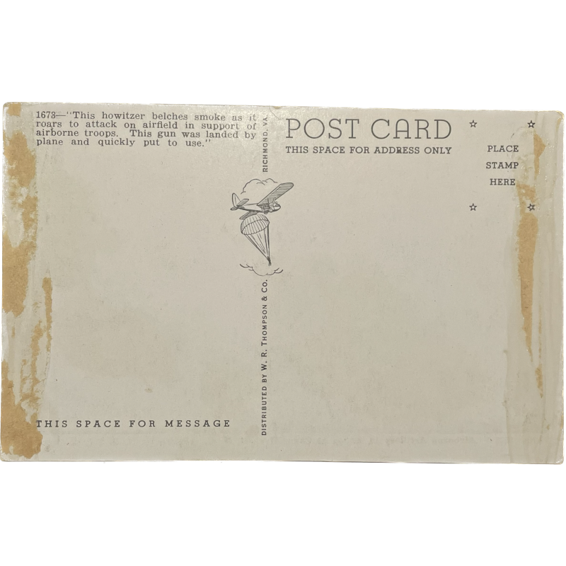 Postcard, US Paratroops, Camp Mackall