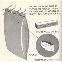 Bag, Delousing, ST. CLAIR RUBBER CO., 1943
