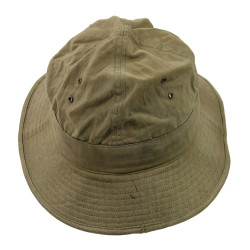 Chapeau HBT, T/4 James Quarles, 271st Port Company, 5th Engineer Special Brigade, Omaha Beach