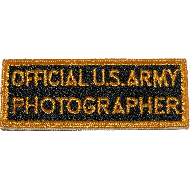 Patch, Official US Army Photographer