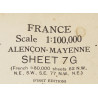 Map, Alençon-Mayenne, 1944