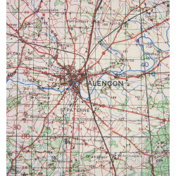 Carte, Alençon-Mayenne, 1944, 2e DB