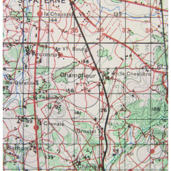 Carte, Alençon-Mayenne, 1944, 2e DB