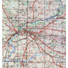 Map, Alençon-Mayenne, 1944