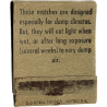 Matches, US Army, Damp Climates