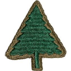 Insigne, 91st Infantry Division, bord vert, GEMSCO