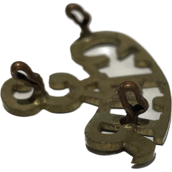Brass title, The 3rd Cape Peninsula Rifles, WWI
