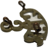 Brass title, The 3rd Cape Peninsula Rifles, WWI